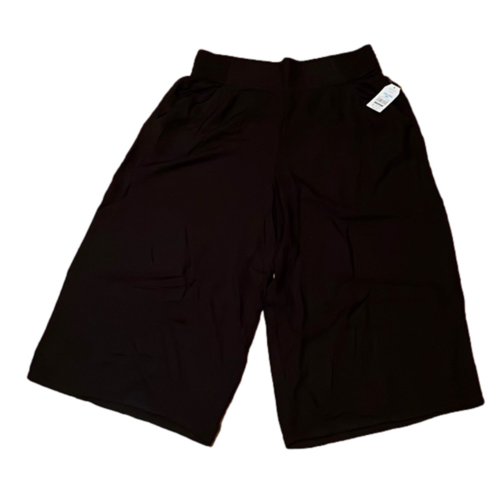 𝅺RELAXED Fit Pull On Black Pants - Picture 2 of 5